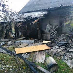 В Измаиле тушили пожар