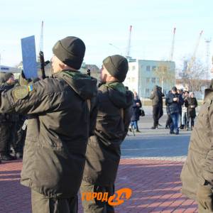 Ряды Измаильского батальона Нацгвардии пополнились молодыми солдатами (ФОТО)