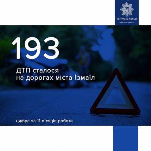 В Измаиле в 2019 году произошло 193 ДТП, два человека погибли. Названы самые опасные перекрестки в городе