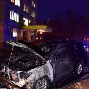 В Одессе сожгли автомобиль депутата облсовета