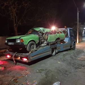 В ночном ДТП на ул. Краснодонской пострадали двое: молодой водитель и пассажирка