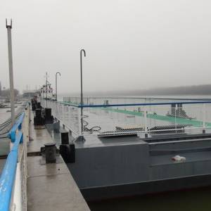 Два отремонтированных понтона прибыли на Измаильский морской вокзал