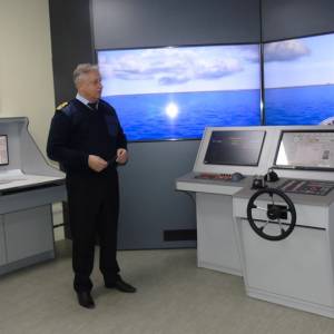 Дунайский институт НУ «ОМА» обзавелся новым тренажером: все, как на капитанском мостике
