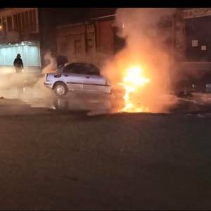 В Измаиле в центре города сгорел автомобиль (ВИДЕО, ФОТО)
