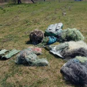 На озере Ялпуг пограничники Измаильского отряда изъяли у браконьеров более одного километра запрещенных сетей и 60 раколовок