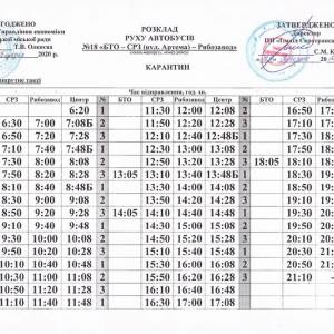 Расписание движения маршруток в Измаиле с 16 мая
