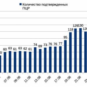 27 августа: эпидситуация по COVID-19 в Измаиле - Город 24