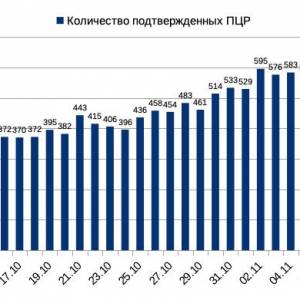 11 ноября: эпидситуация в Измаиле по COVID-19
