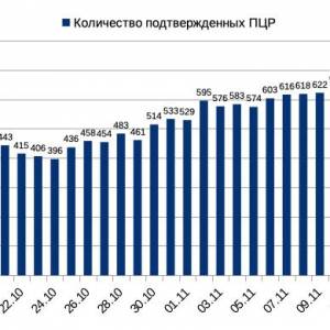 16 ноября: эпидситуация в Измаиле по COVID-19