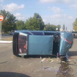 Два переворота за день: в ДТП в Измаиле  сегодня пострадало два человека