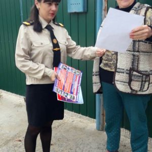 Спасатели Измаила проводят профилактическую работу с местными жителями