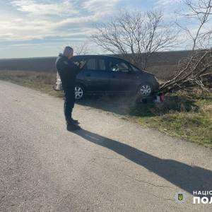 В Одеській області водійка Opel не впоралася з керуванням і в'їхала в дерево: троє людей у лікарні