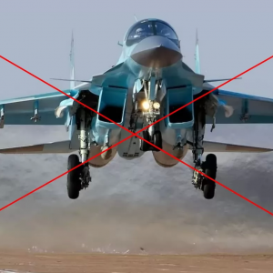 Вранці ЗСУ знищили ще один винищувач РФ Су-34