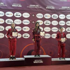 Ізмаїльська спортсменка здобула золото та срібло на чемпіонаті Європи з грепплінгу UWW U15