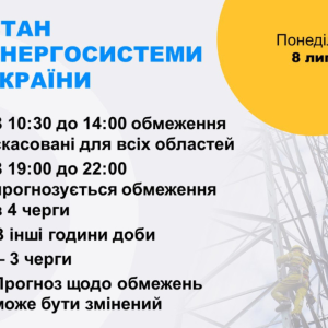 В Одесі та по Україні світло не відключатимуть до 14:00, а от ввечері — жорсткі обмеження