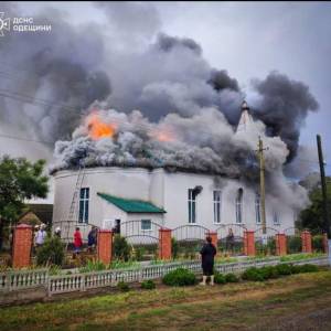 На Болградщині горіла церква