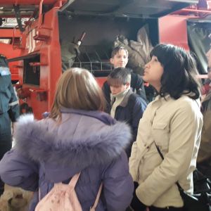 Школьникам Измаила провели экскурсию в здании Службы спасения (ФОТО)