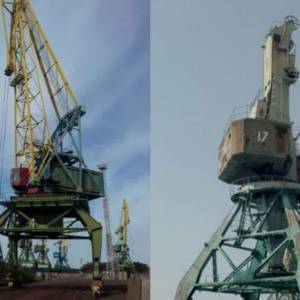 Ізмаїльський порт продав на брухт 2 портальних крани радянської епохи