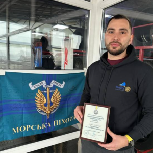 Ізмаїльській підприємець, ротарієць Валентин Дмитрієв нагороджений Відзнакою Головнокомандувача ЗСУ Олександра Сирського
