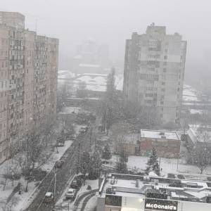 На Одещині випав перший у 2025 році сніг