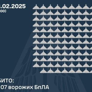 Над Україною збили 107 ворожих БпЛА