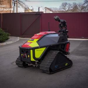 Рятувальники Одещини отримали робота для гасіння пожеж