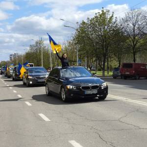 В Ізмаїлі відбувся патріотичний автозаїзд
