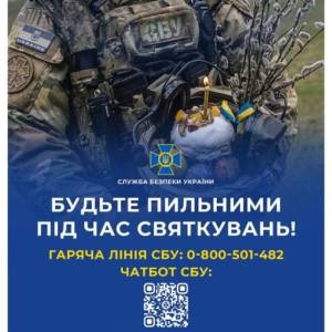Українців закликають бути пильними під час Великодня