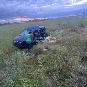 На Одещині автівка вилетіла в кювет: загинули дві людини