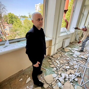 Олег Кіпер відвідав заклади, що постраждали внаслідок нічної атаки дронів