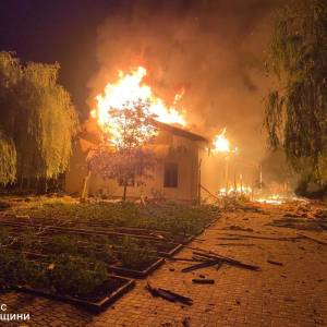 Сьогодні вночі росія завдала удару дронами по Ізмаїльському  району