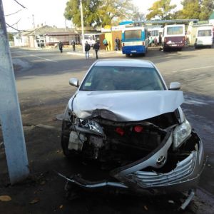 ДТП в Измаиле: Toyota ударила Volkswagen (ФОТО)