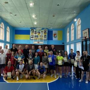 На турнірі (35+) з настільного тенісу пам'яті Едуарда та Юрія Голубєвих