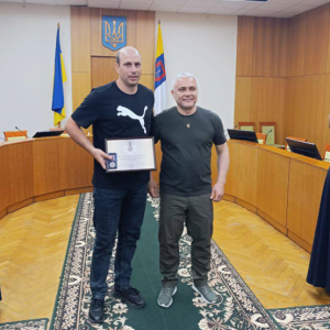 Відзнакою Президента України «За оборону України» був  нагодженный слюсар ізмаїльського комунального підприємства