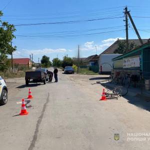 В Ізмаїльському районі автомобіль збив велосипедиста