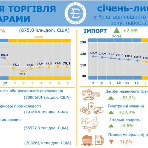 Зовнішня торгівля Одещини: за сім місяців 2025 року експорт скоротився на 21%