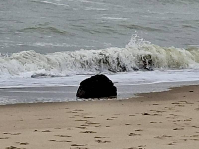 На узбережжя Одещини штормом винесло морську міну На узбережжя Одещини штормом винесло морську міну