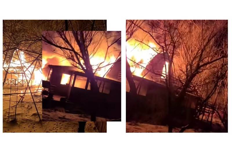 У Вилковому згоріла відома туристична локація У Вилковому згоріла відома туристична локація