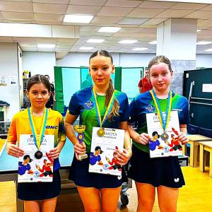 Наші юні тенісисти на чемпіонаті Одеської області з настільного тенісу серед юнаків та дівчат різних вікових категорій