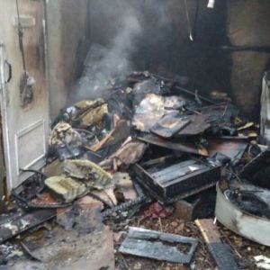 В Измаиле спасатели тушили пожар в частном доме (ФОТО)