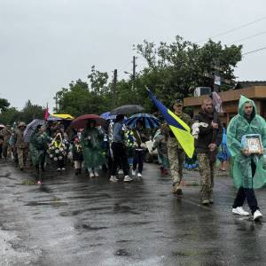 Саф’янівська громада провела в останню путь військовослужбовця ВМС Сергія Павлова