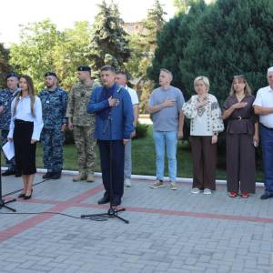 З нагоди Дня Військово-Морських Сил Збройних Сил України в Ізмаїлі урочисто піднято Прапор Військово-Морських Сил Збройних Сил України