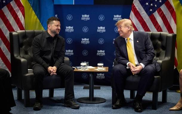 Зеленський оцінив зустріч з Трампом в Анкарі Зеленський оцінив зустріч з Трампом в Анкарі