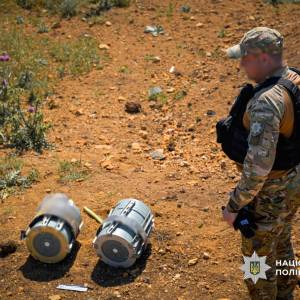 На Одещині поліцейські знищили нерозірвані бойові частини ворожих БпЛА