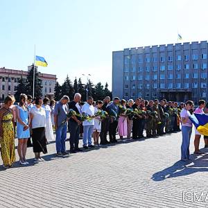 В Ізмаїлі відзначали День вшанування пам'яті Захисників і Захисниць України, учасників добровольчих формувань, а також цивільних осіб, які були страчені, закатовані або загинули в російському полоні