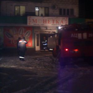 В Измаиле из-за замыкания электропроводки произошло возгорание в магазине "Монетка" (ФОТО)