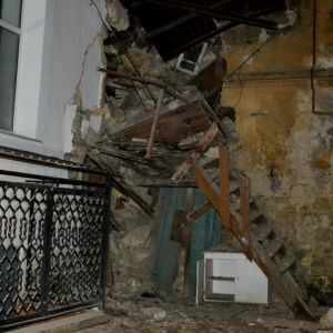 В центре Одессы обрушился жилой дом