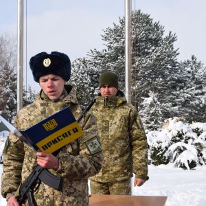 В Измаильском пограничном отряде присягнули на верность украинскому народу