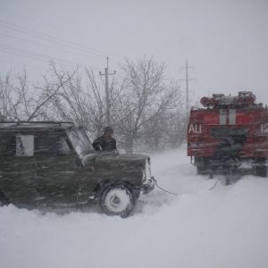 На дорогах Одесской области гололёд и заносы, но заторов нет — ГСЧС