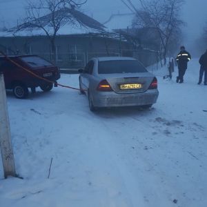 В Измаиле очередное ДТП: ВАЗ не пропустил Mercedes (ФОТО)